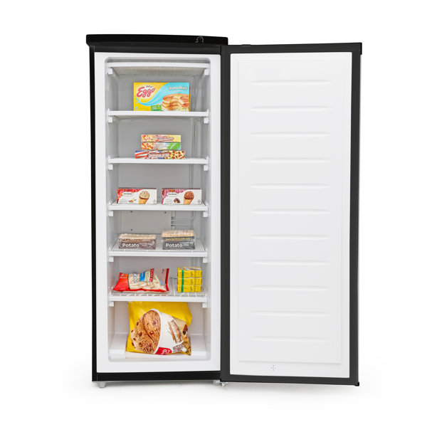 Commercial Cool Portable 6 Cubic Feet Upright Freezer with Adjustable Temperature Controls